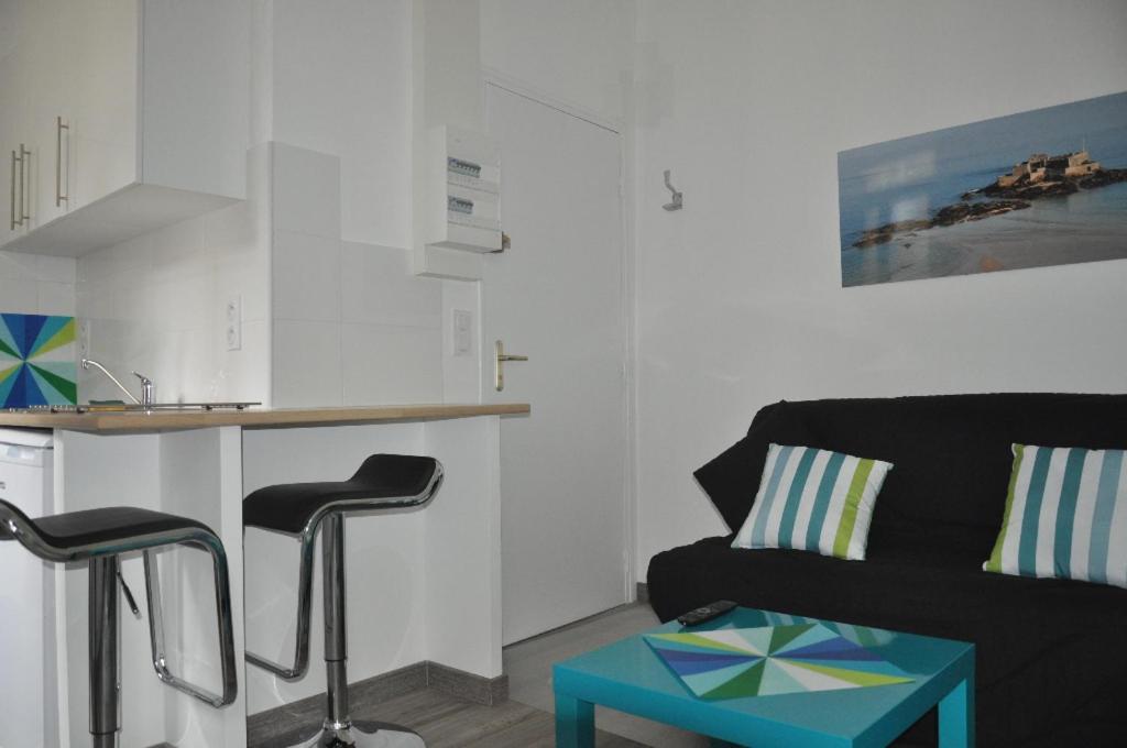 Studio lumineux Intra-muros à 2 pas de la plage. Saint-Malo Exterior foto